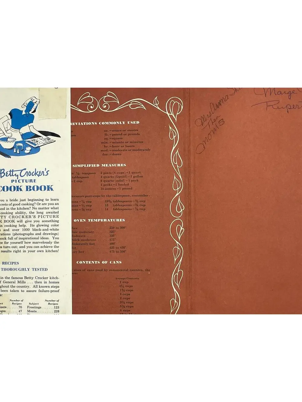 Vintage Betty Crocker's Picture Cookbook: 1950 Facsimile, Ring Binder
